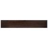 Window Sills 2 pcs Dark Brown 100 x 20 x 2 cm