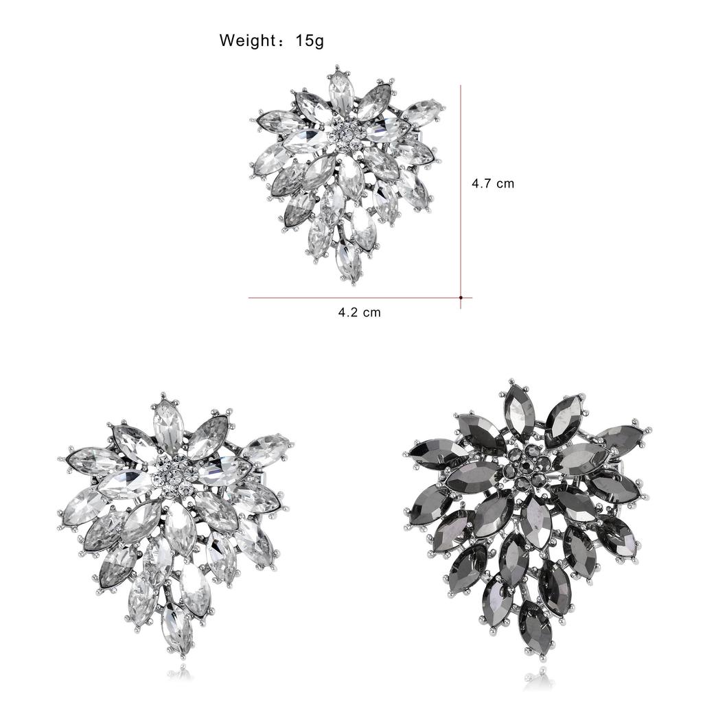 Elegant Alloy Tassel Brooch For Women With Adjustable Clasp For Formal Attire