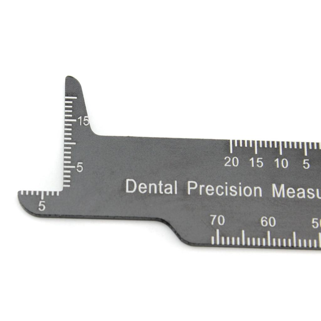 Ergonomic Dental Precision Measuring Ruler Small Handheld Tooth Measurement Device for Accurate Tooth Length Measurement