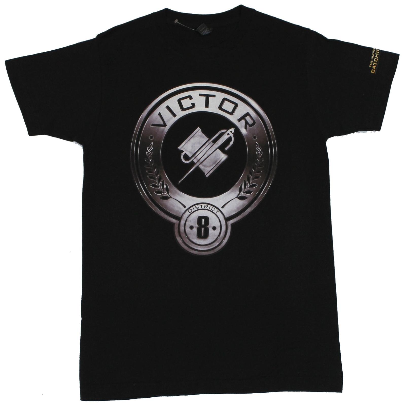 The Hunger Games Adult New T-Shirt - District 8 Thread and Needle Pic L