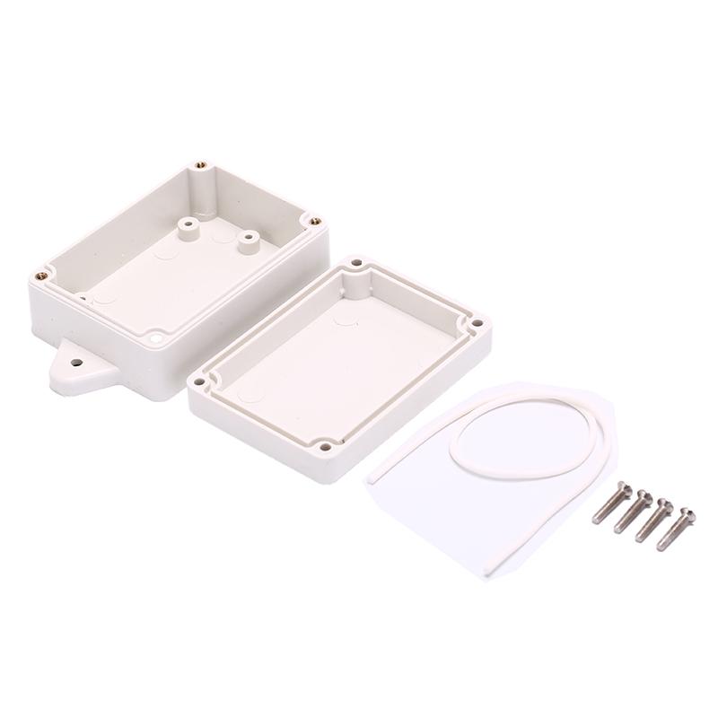 

Waterproof Junction Plastic Case For Electronic Project Enclosure Box 85X58X33Mm with ear білий