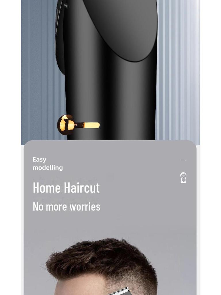 Professional Electric Hair Clipper & Razor for Home and Salon Use - Self-Shaving Hair Artifact