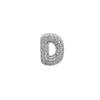 Full Of Zircon Bubbles 26 English Letter Names White Gold Pendant Necklace Female Collarbone Chain
