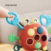 Baby Fun Cartoon Crab Lala Toy Whip Music Puzzle Early Education Toys a Variety of Play Can Be Pressed To Bite
