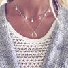 European Lock Pendants Women Necklaces Exaggerated Gold Chain Neckalces Personality Collars for Female colar choker
