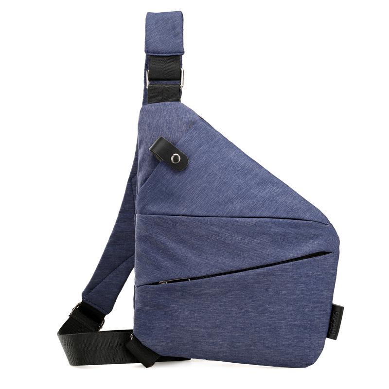 Borsa a tracolla pettorale antifurto per uomo e donna - Zaino da viaggio elegante e sicuro