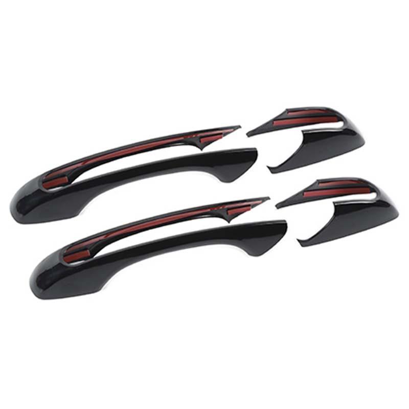 

ABS Накладка-декорация на дверную ручку Подходит для Jeep Grand Cherokee 2011-2020/Jeep Patriot 2011-2016/Jeep Compass 2008-2016 Внешние аксессуары чёрный