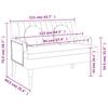 Red Wine Velvet Upholstered Bench with Cushions 113 X 64.5 X 75.5 Cm