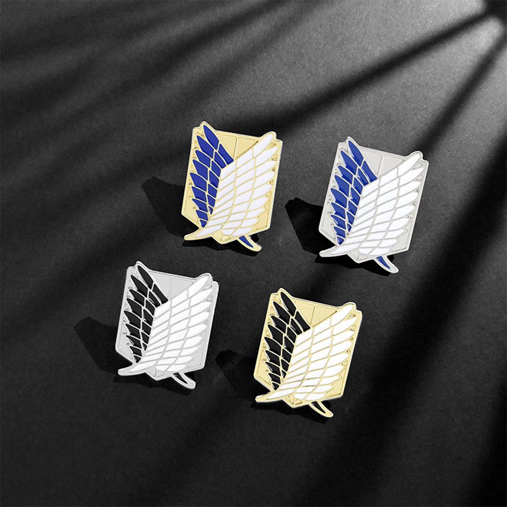 Japanese Anime Attack On  Enamel Pin Cartoon Brooch Lapel Badge For Birthday Gifts