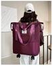 Large Capacity Multifunctional Trolley Handbag: Portable Travel, Business Trip & Maternity Storage Solution with Removable Wheels