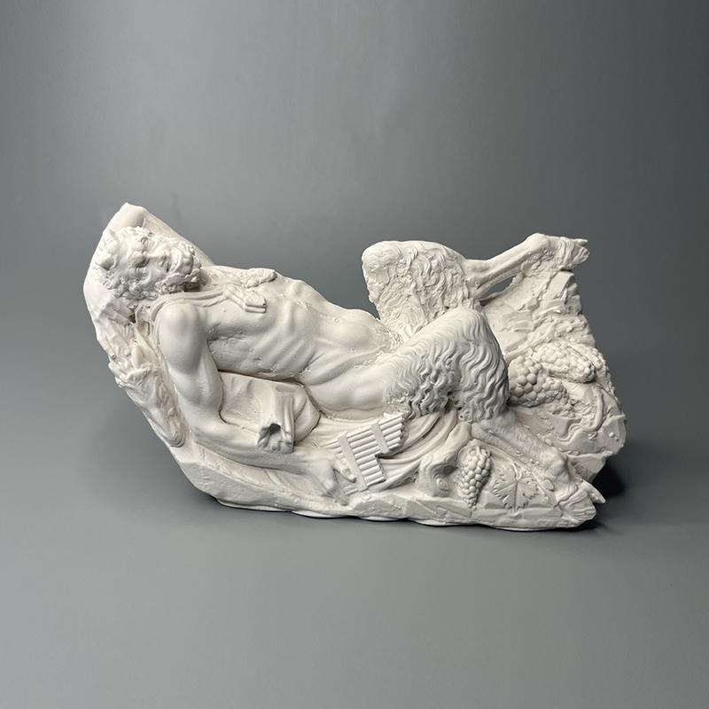 Ancient Greek Mythology Plaster Figure Sculpture Vintage Roman Plaster Statue Portrait Home Ornaments Interior Aesthetic Decor