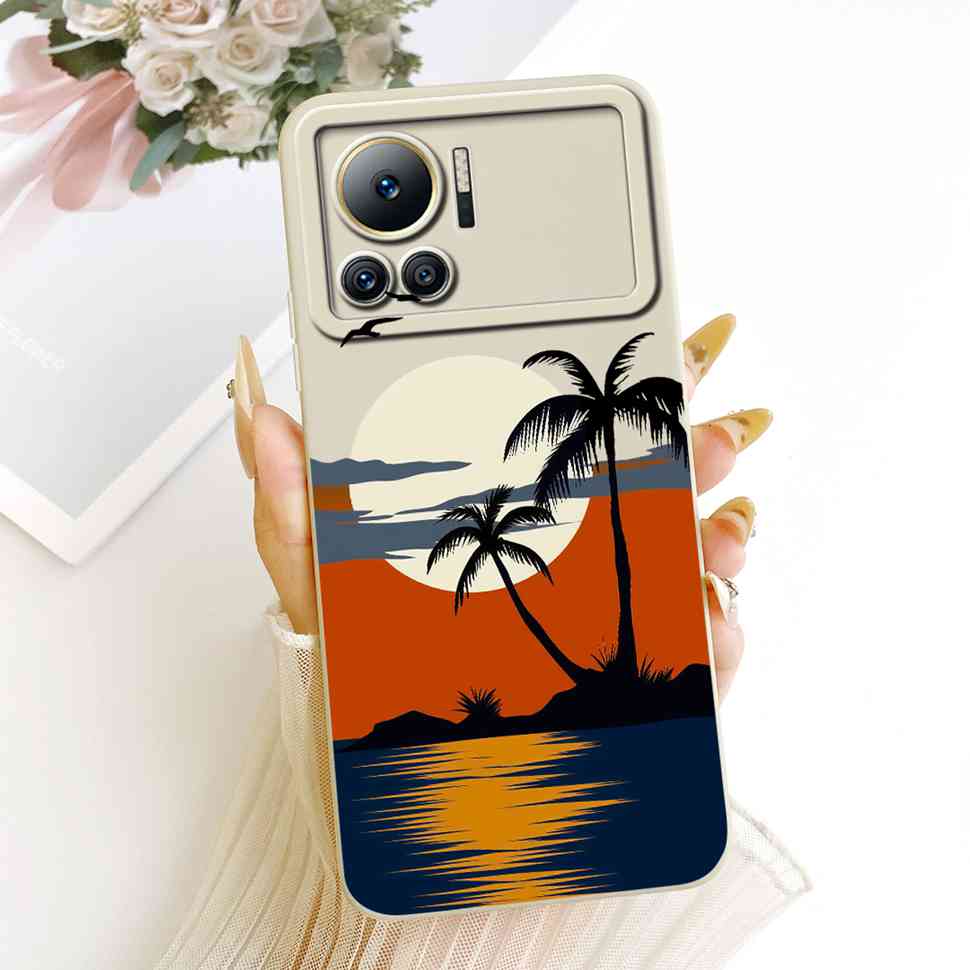 For Infinix Note 12 VIP Case Cute Cat Cartoon Flower Silicone Cover For Infinix Note12 VIP 12 Vip X672 6.7" Phone Cases Coque
