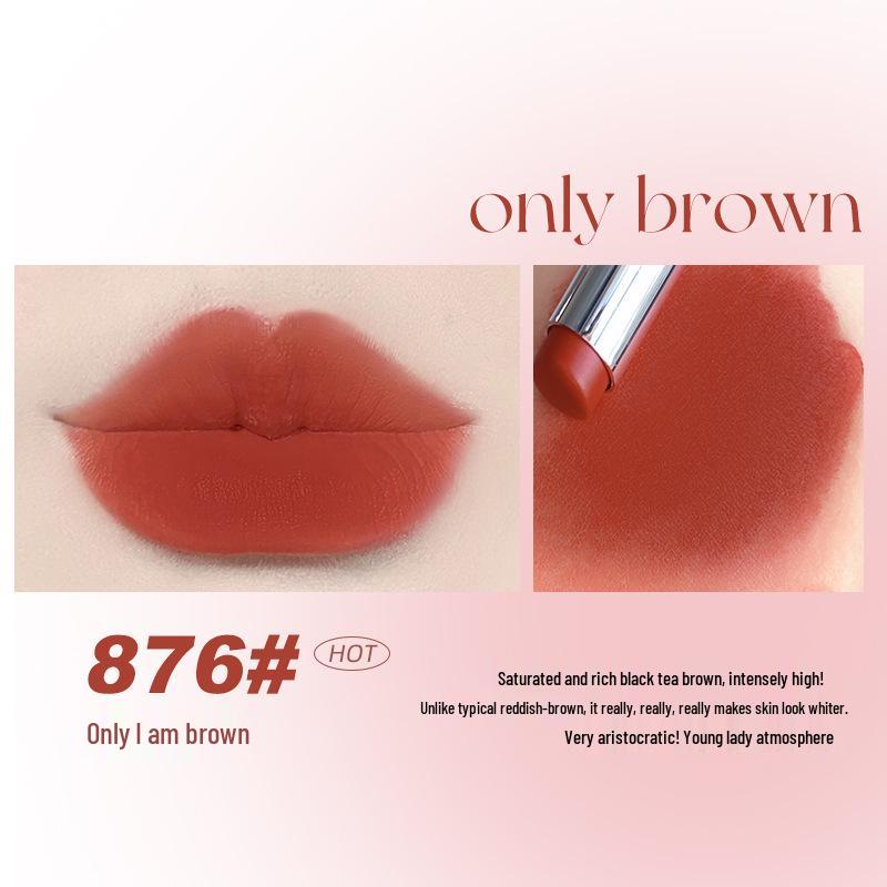 

Admiration Velvet Matte Lipstick: Natural Creamy Matte, Lightweight, Silky, Non-Smudging, Pigmented, Whitening.