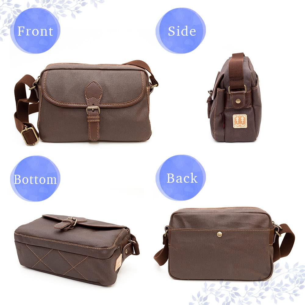 Koshibu (Koshibu) Sac bandoulière homme, Léger, Bandoulière, Fabriqué au Japon, Toile de Kurashiki, Teint au tanin de kaki, Parfait pour le kimono, Marche