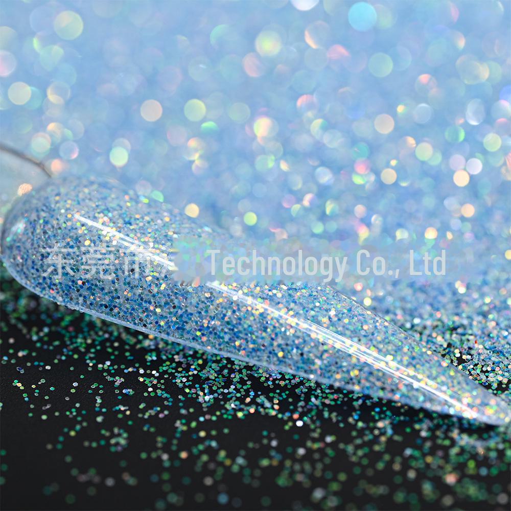 

Транскордонна пудра для нігтів Fine Flash Diamond Sea Salt Powder 50g - Фантастичний блискучий ефект потоку Quicksand. 50g per bag