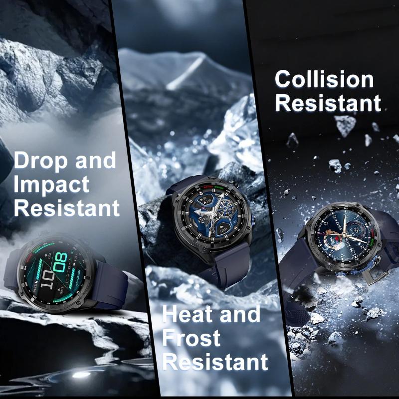 2026 GPS Smart Watches 3 ATM Waterproof Built-in Dual-band GNSS Compass Military GPS Map Heart Rate Sport Fitness Men SWIM Smartwatches