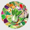 50Pcs Vegetable Stickers Self-Adhesive Decals Cabbage Onion Series Tomato Vegetable Waterproof Decorative Cute Laptop Guitar Skateboard