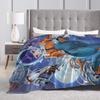Overwatch Juno Blanket  Warm Street Trend Plush Bedding Throws For Kids Living Room Flannel Bedspread Bed Cover