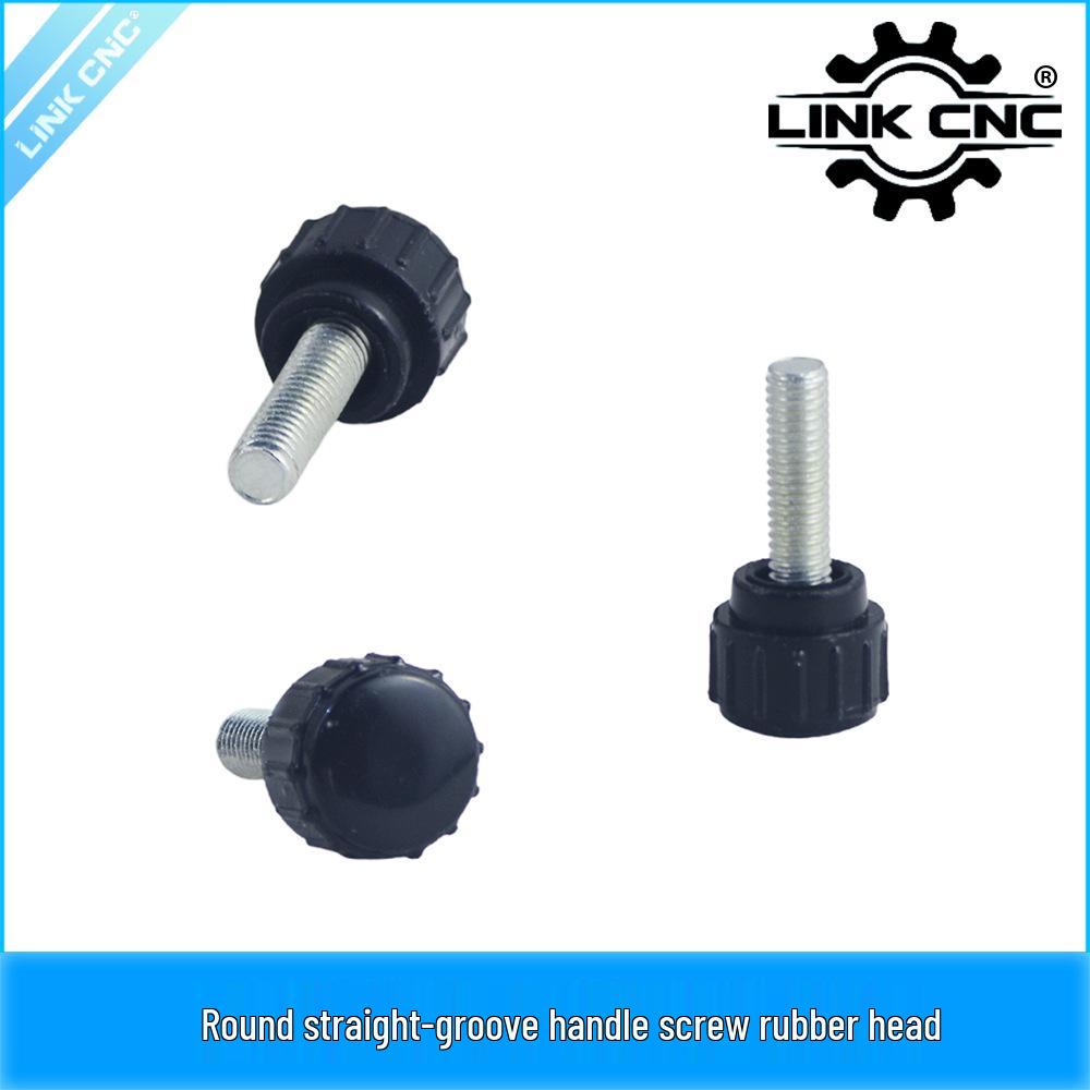 Adjustable CNC Round Handle Rubber Head Bolt, 304 Stainless Steel