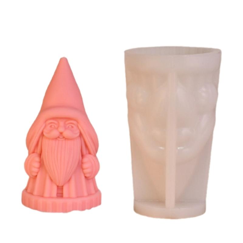Santa Clause Shaped Silicone Soap Mold DIY Silicone Candle Molds Clay Mould Soap Making Molds Silicone Material for Soap
