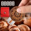 Brot-Lame mit Ledertasche 5 Klingen Holz Französisches Brotmesser Teigritzer Werkzeug zum Einschneiden von Sauerteigbrot