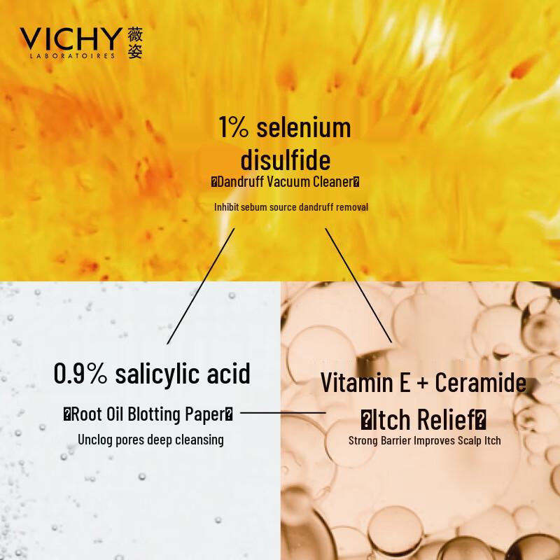 VICHY Dercos Anti-Dandruff Shampoo for Dry Scalp