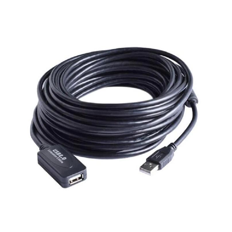 3M 5M 10M 15M 20M 25M 30M USB 2.0 Extension Cable Male to Female Active Repeater Wireless Network Card Extender USB Adapter Cord