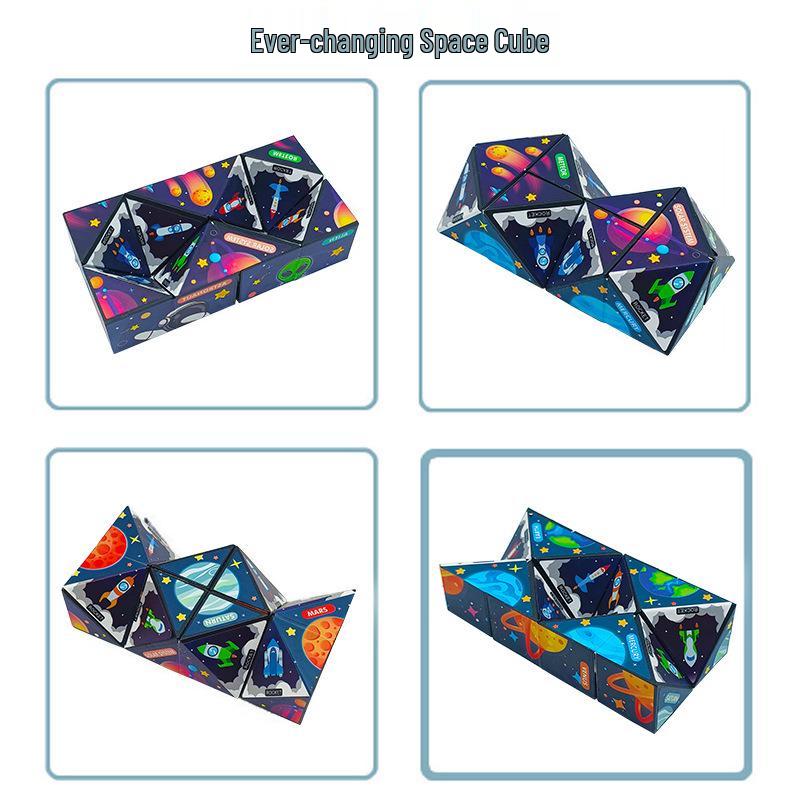 Douyin 3D Бесконечный Волшебный Куб: Немагнитная игрушка-антистресс