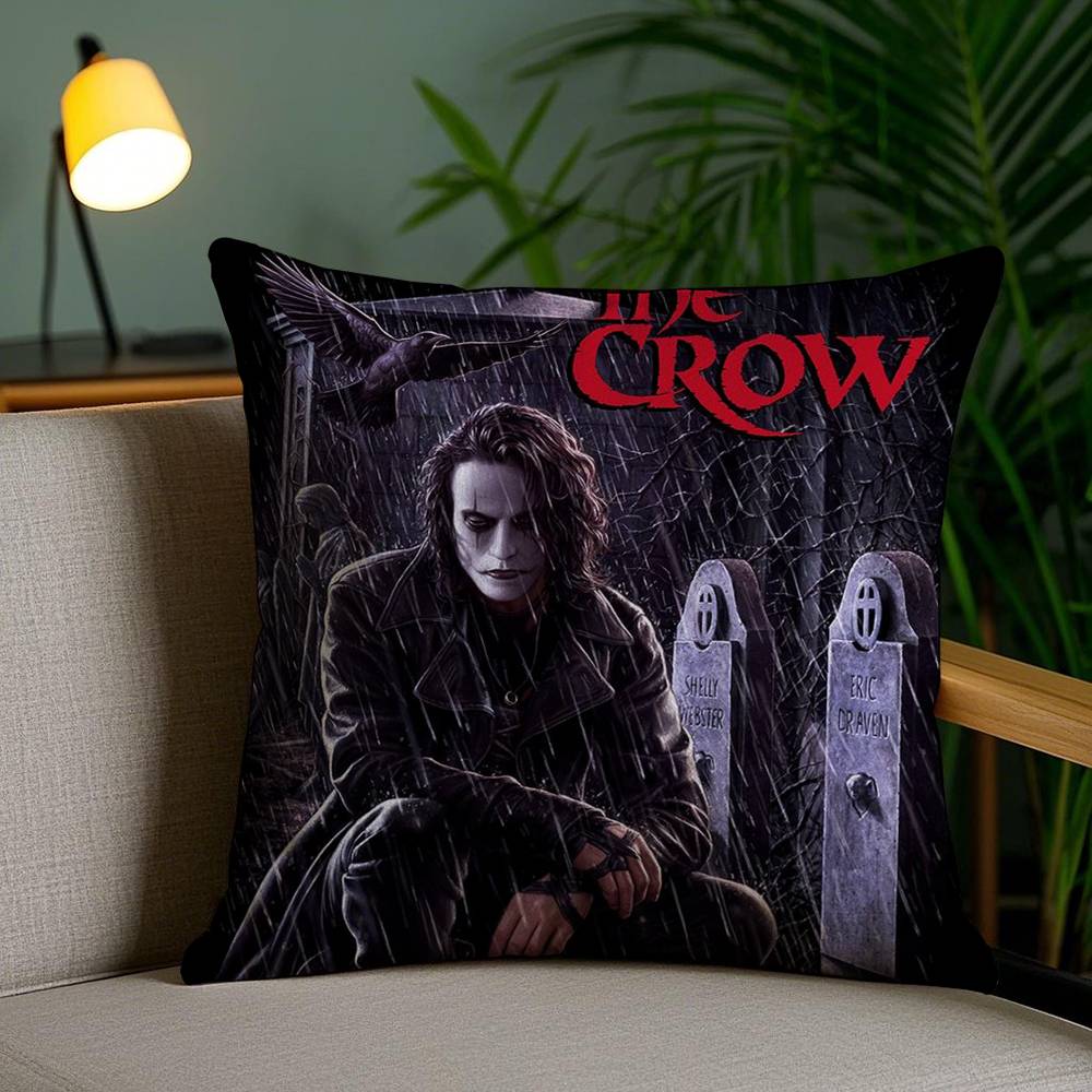 Pillow Case R-Raven C-Crow Movie Sofa Short Plush Double-sided HD Printing Room Home Office Gift Cushion Cover