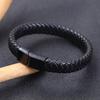 Pánský náramek Imitace kůže Lehký Odolný proti opotřebení Retro styl Pletený náramek z umělé kůže Streetwear doplňky