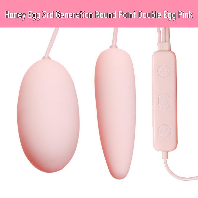USB Rechargeable Dual Vibrating Egg Massager - Long-lasting Love, Female Vibration & Massage Toy