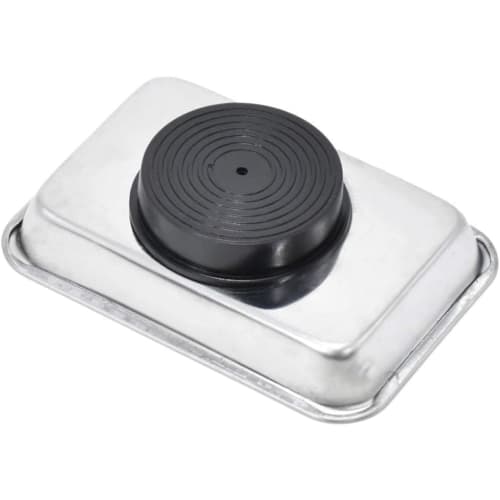 Magnetic Parts Tray, 1000 Gauss, DIY Tool Tray, Anti-Tip, Screw Adsorption, Magnetic Silicone Tray (Small Rectangular)