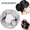 10/20/30/50Pcs Durable Nylon Hair Net  Bun Hair Hair Style Tool Black Beige Brown Hair Net For Wigs Mesh Hair Styling Hairnets