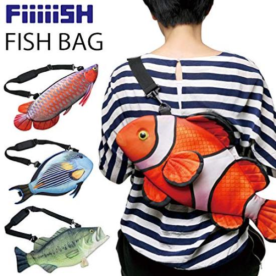Stream Trail FiiiiiSH Fish 54 X 20 X 3 Cm Bag, Clownfish,