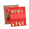 Christmas Cartoon Stainless Steel Spoon & Fork Set – Festive Cutlery with Gift Box