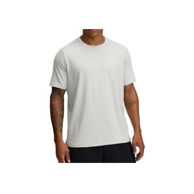 Meridian Confortabil Modă Gât Rotund Simplu Mânecă Scurtă Tricou Topuri Bărbați Alb 1386973-377