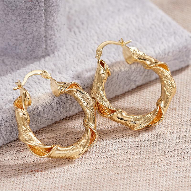 1 Pair, Stylish, High-end Design, Irregular Shape Earrings