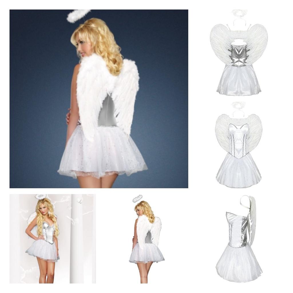 Angel Women Cosplay Princess Roleplaying Fancy Sexy Costume For Party Halloween
