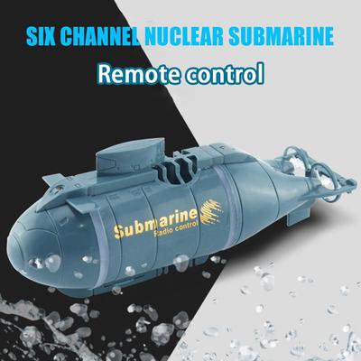 Wireless Remote Control Submarine Toy 6 Way Movement Waterproof Rechargeable Battery for Pool Bath Outdoor Kids Educational G7V5