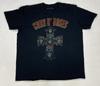 Guns N Rose Cross Graphic T-shirt Men XL Black Short Sleeve Music