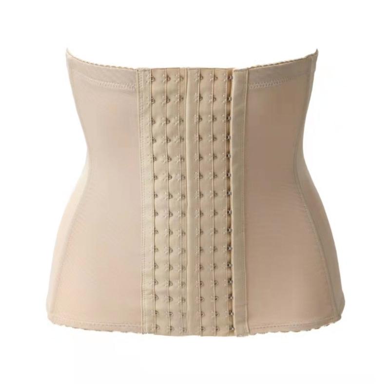 Waist Trainer for Women Postpartum Belt Corsets Underbust Cincher Trimmer Hourglass Body Shaper Girdle with Hooks Front