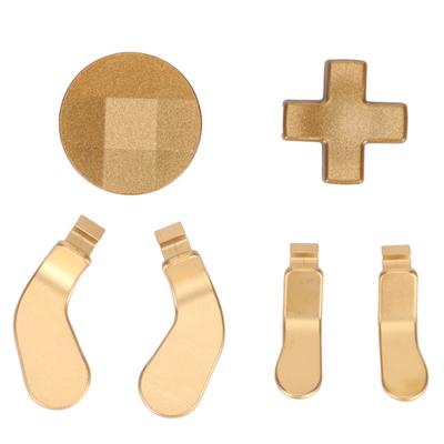 4pcs Trigger Paddles and 2 Interchangeable D Pads Stainless Steel Replacement Parts for Xbox One