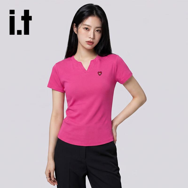 Izzueit Women's V-Neck Short Sleeve T-Shirt