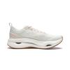 New LiNing Cushioning Anti Slip And Wear Resistant Lightweight Rebound Low Top Casual Running Shoes Women's White Gray ARHU006-3