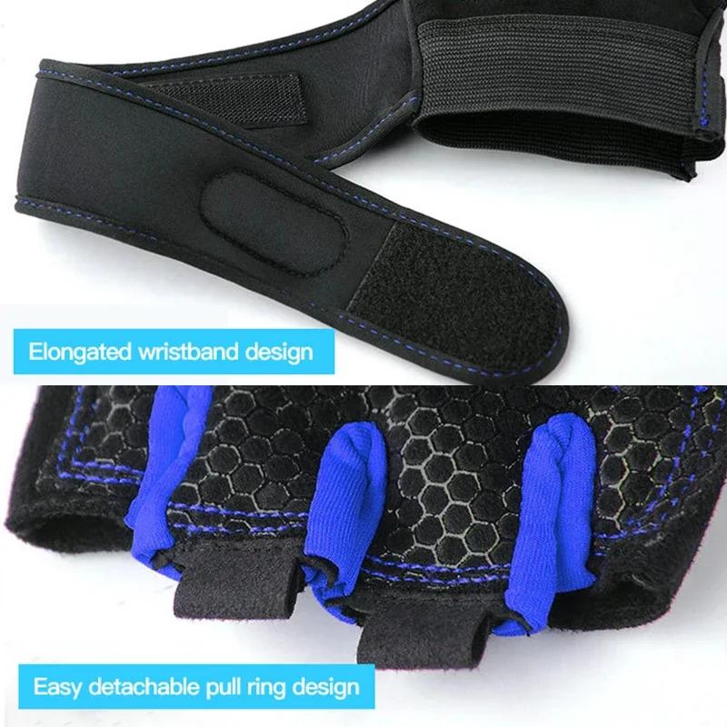 Gym Gloves for Men and Women Fitness Weight Lifting Wristband Gloves Body Building Training Athletic Exercise Bicycle Glove Shockproof