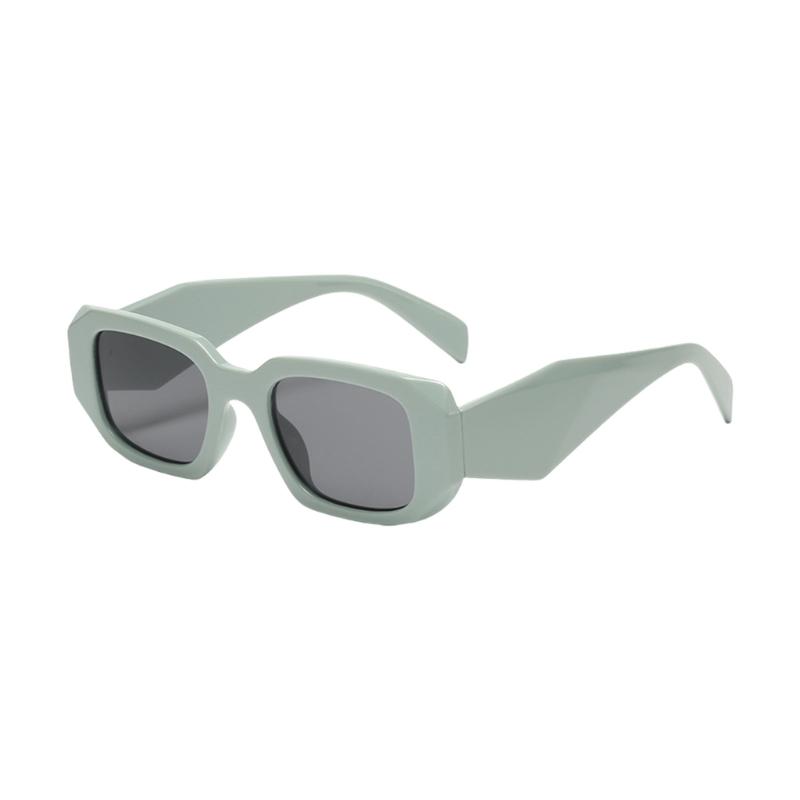 

PC Lens Asymmetrical Geometric Sunglasses With Nonslip Temples 120° Wide Visibility UV400 Protection Travel Essential