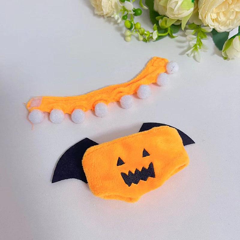[Only Clothes] Labubu Halloween Bat & Pumpkin Keychain Set