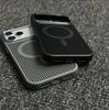 Apple 17 Pro Max Honeycomb Magnetic Heat Dissipating Skin-Feel Case with Integrated Buttons for iPhone 16/15