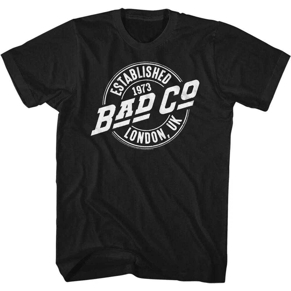 Bad Company Established 1973 London UK Men s T Shirt Official Band Merch L