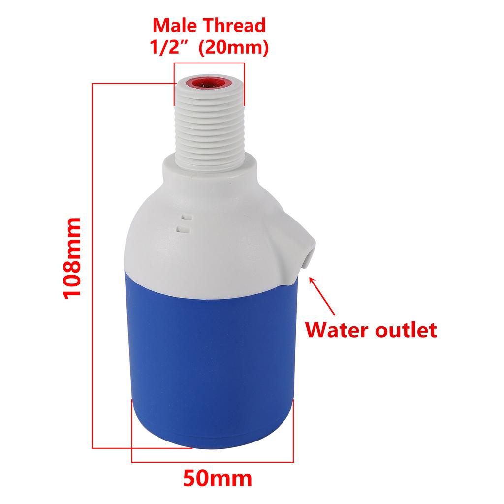 1/2Inch Male Thread Water Level Control Valve Float Valve Garden Irrigation Automatic Water Storage Accessories Tank Valve